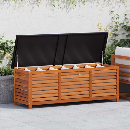 Garden Storage Box 117X50X55 Cm Solid Eucalyptus Wood