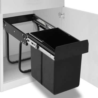Kitchen Cupboard Pull-Out Dustbin Soft-Close