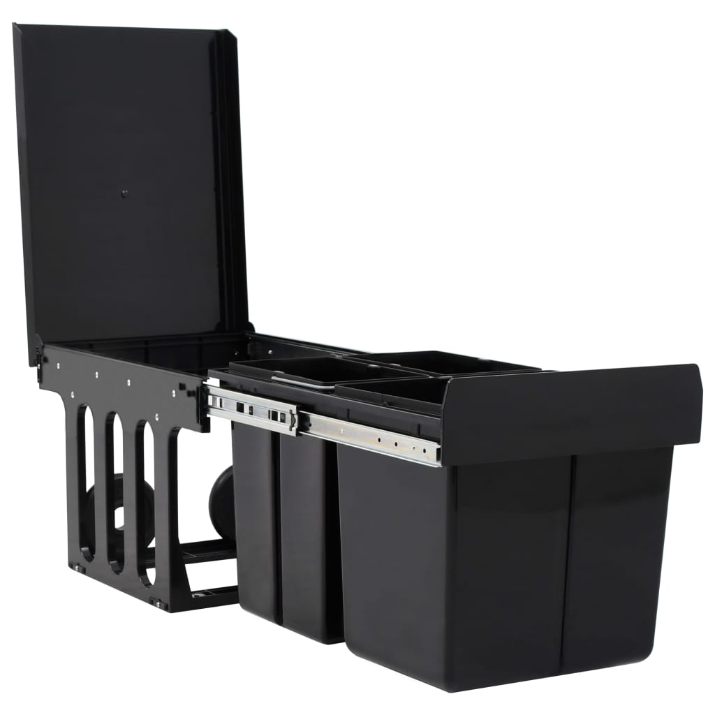 Kitchen Cupboard Pull-Out Dustbin Soft-Close