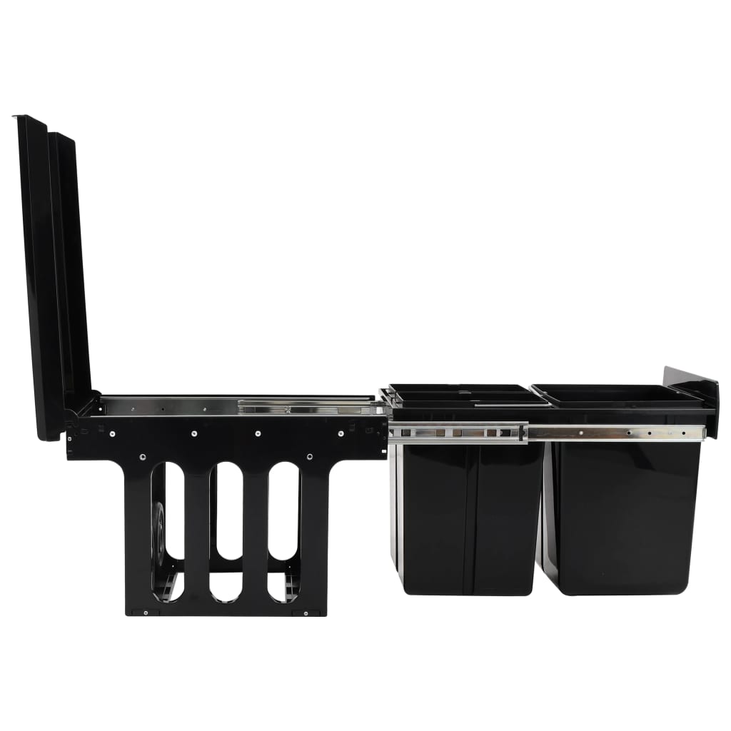 Kitchen Cupboard Pull-Out Dustbin Soft-Close