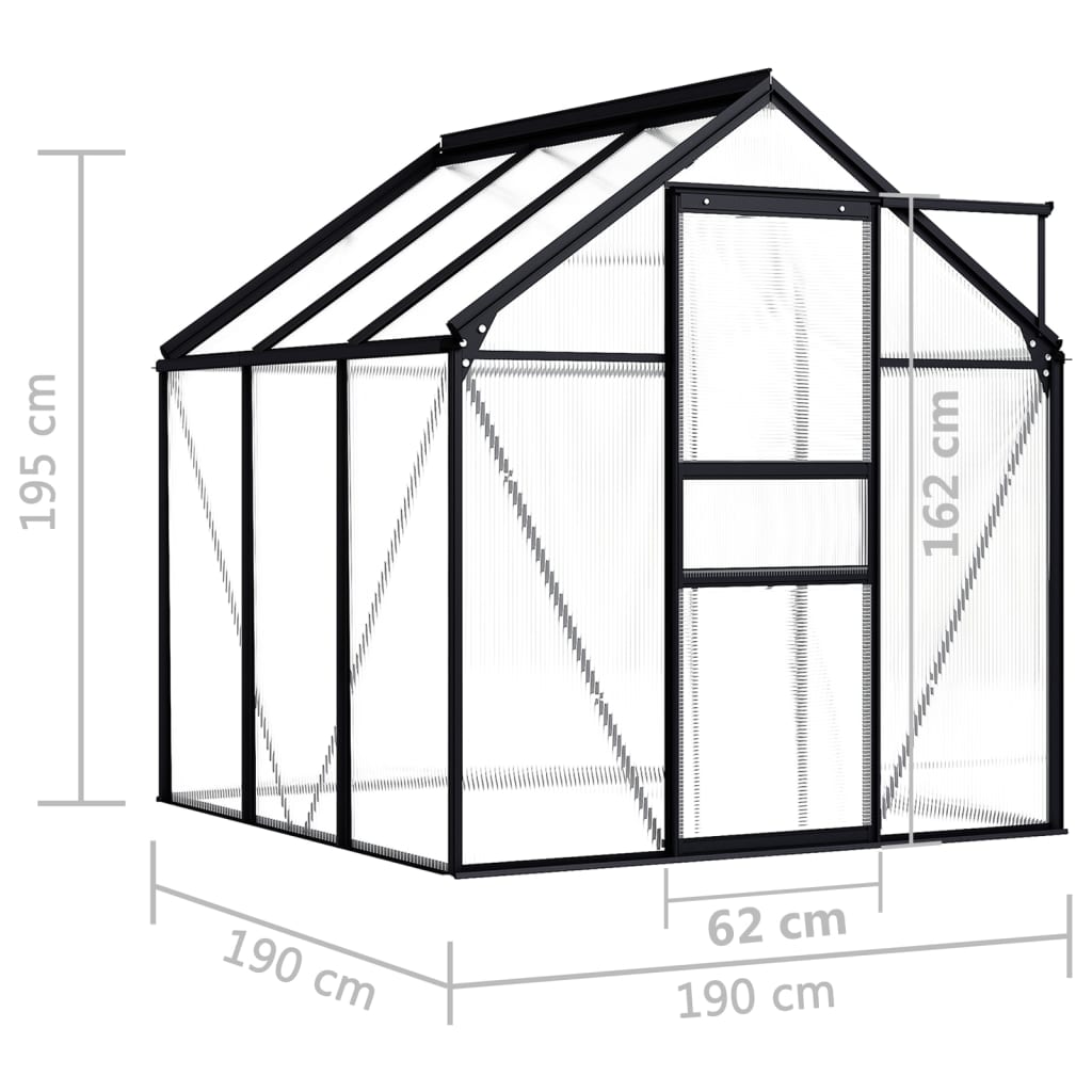 Greenhouse Anthracite Aluminium