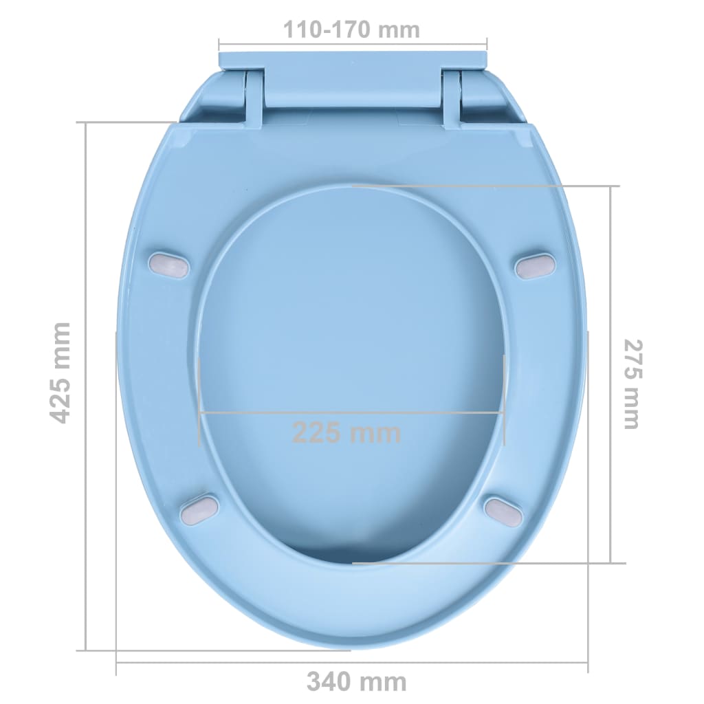 Soft-Close Toilet Seat Oval