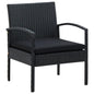Garden Chair With Cushion Poly Rattan