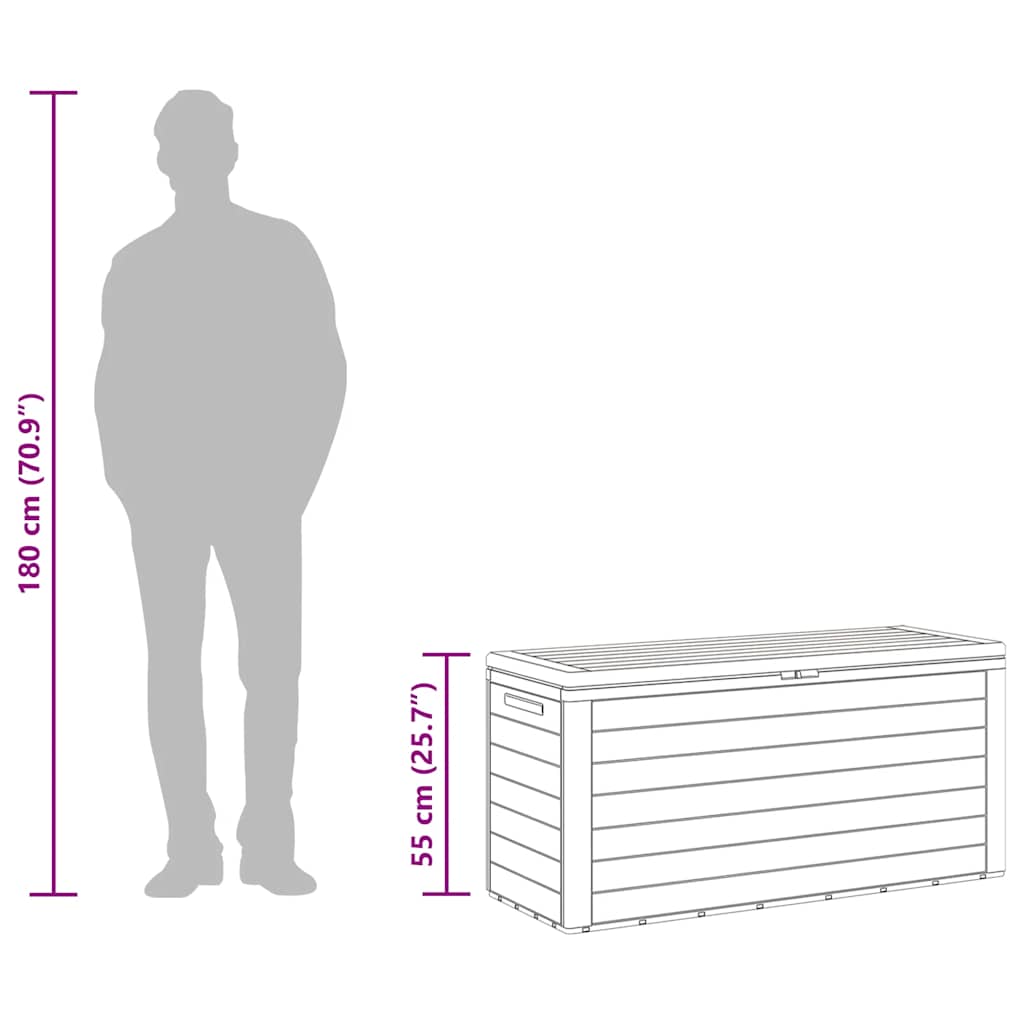 Garden Storage Box 78X44X55 Cm