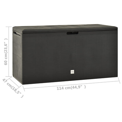 Garden Storage Box 114X47X60 Cm