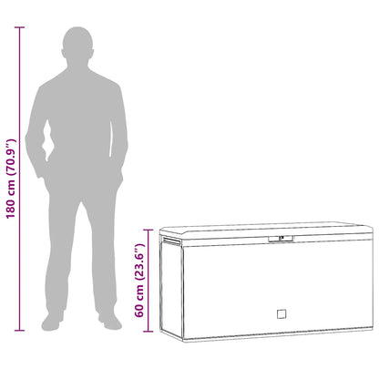 Garden Storage Box 114X47X60 Cm