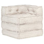 3-Seater Modular Pouffe Fabric