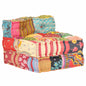 3-Seater Modular Pouffe Fabric