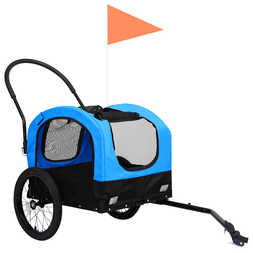 2-In-1 Pet Bike Trailer And Jogging Stroller
