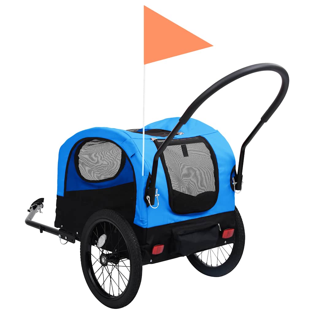 2-In-1 Pet Bike Trailer And Jogging Stroller