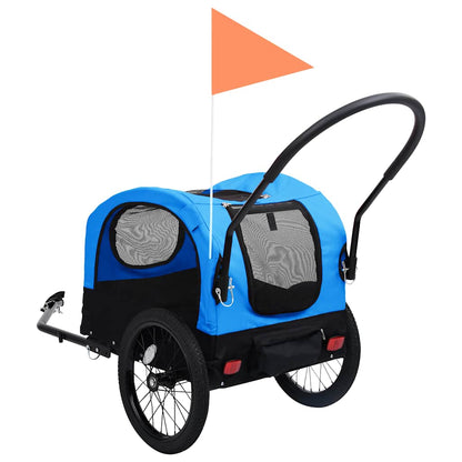 2-In-1 Pet Bike Trailer And Jogging Stroller