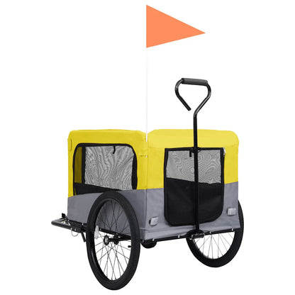 2-In-1 Pet Bike Trailer And Jogging Stroller