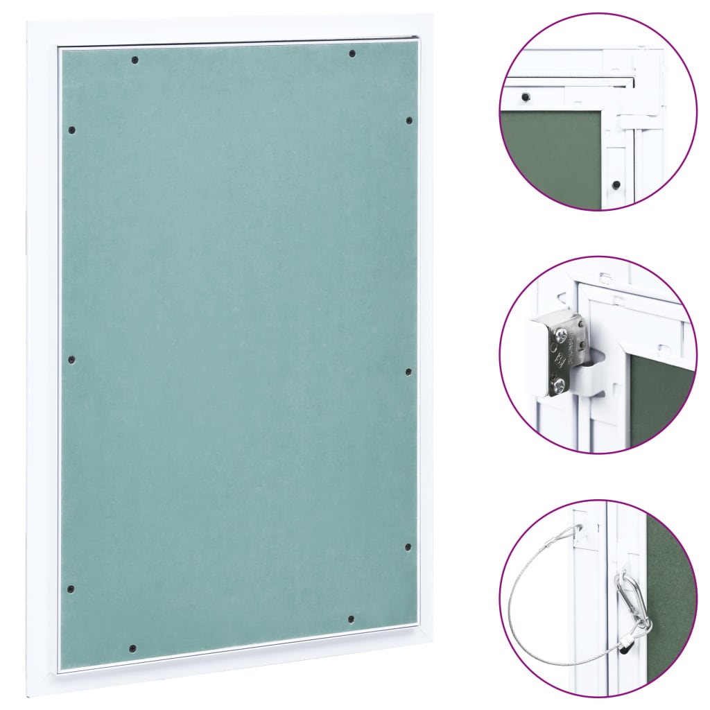 Access Panel With Aluminium Frame And Plasterboard