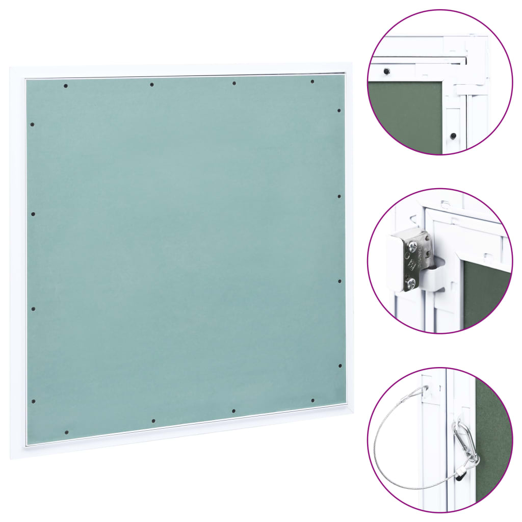 Access Panel With Aluminium Frame And Plasterboard