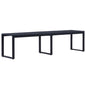 Garden Bench 120.5 Cm Ps Board Black
