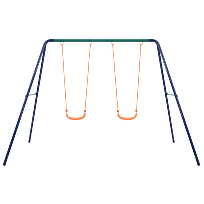 Swing Set With 2 Seats Steel