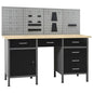 Workbench With Four Wall Panels