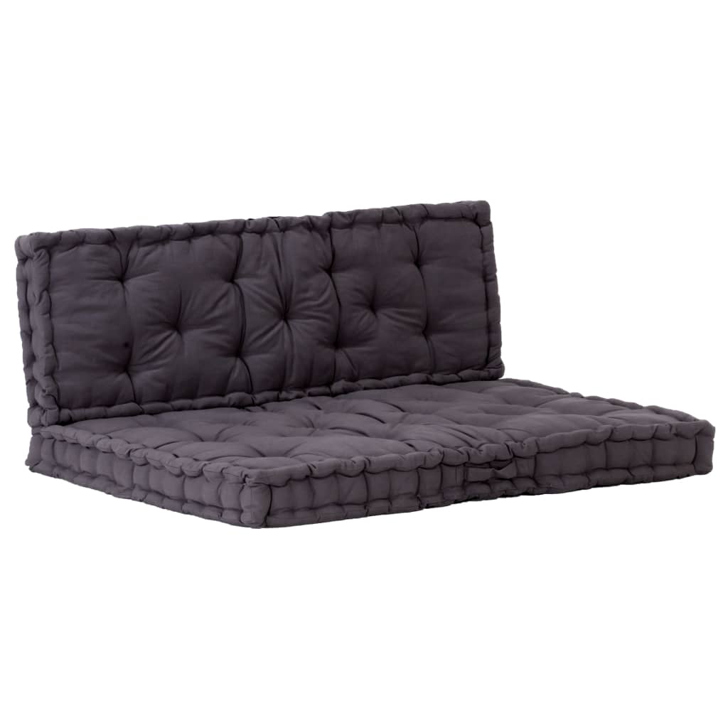 Pallet Floor Cushions 2 Pcs Cotton