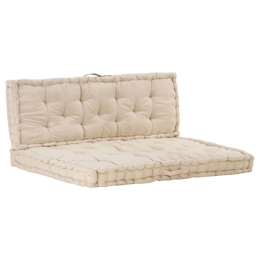 Pallet Floor Cushions 2 Pcs Cotton