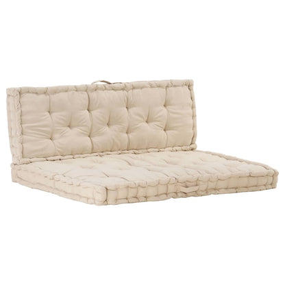 Pallet Floor Cushions 2 Pcs Cotton