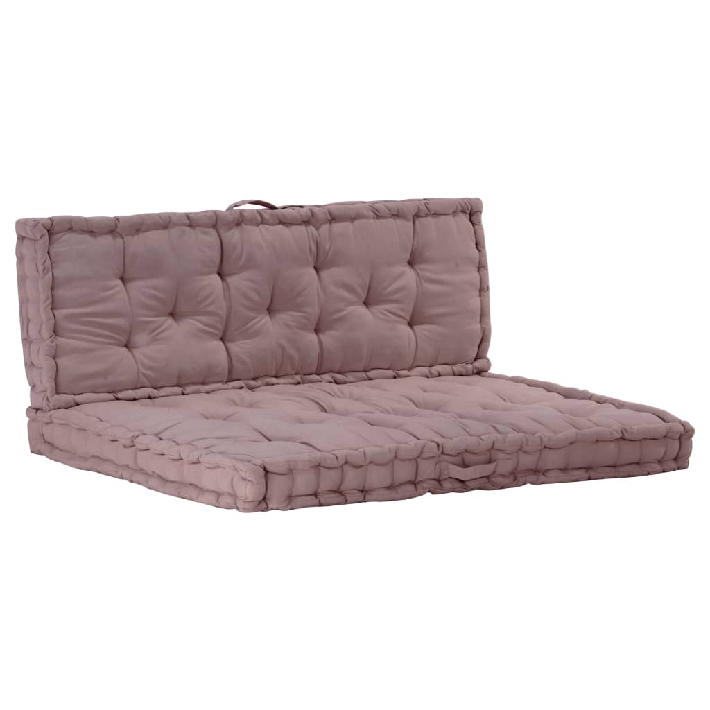 Pallet Floor Cushions 2 Pcs Cotton