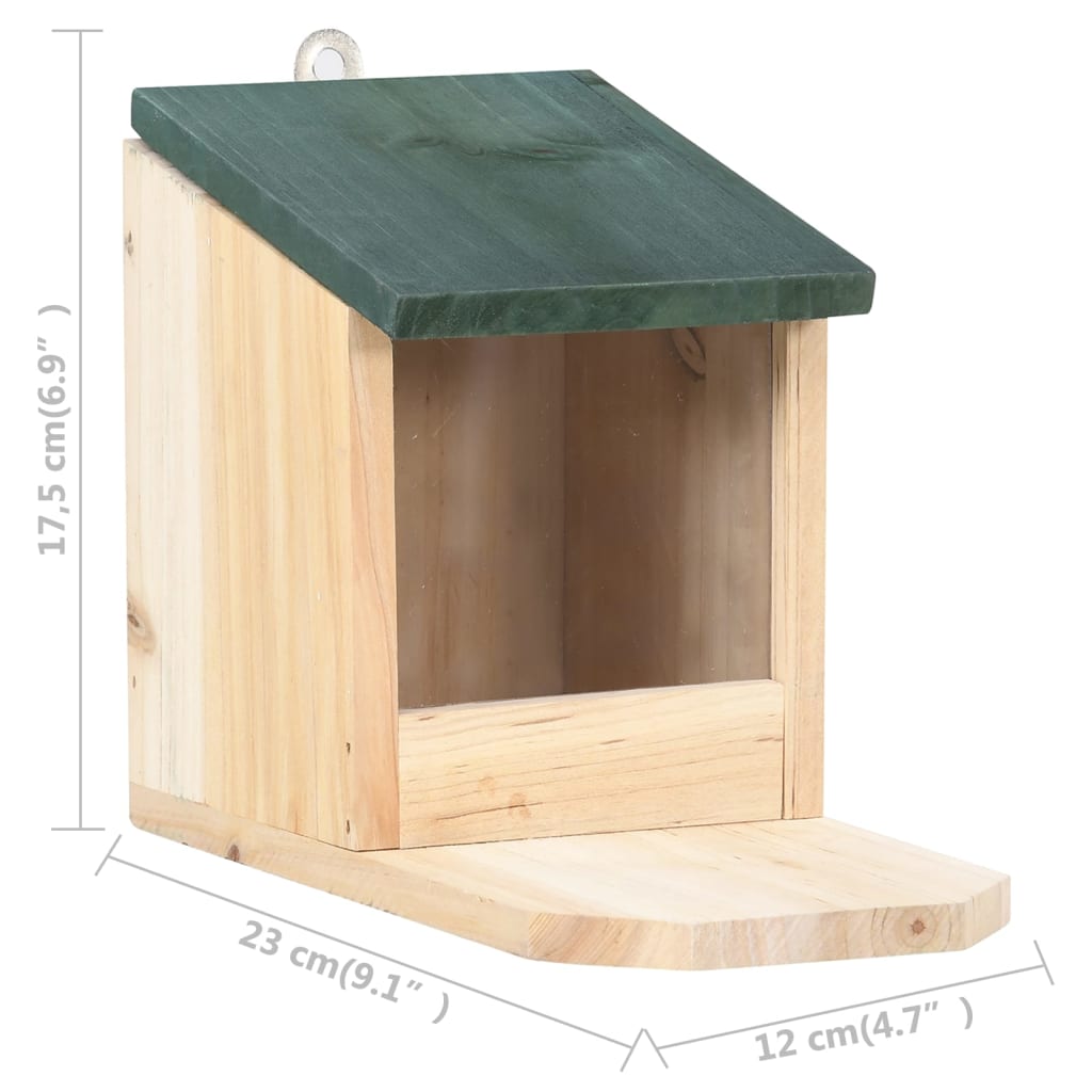 Squirrel Houses 4 Pcs Firwood