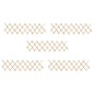 Trellis Fences 5 Pcs Firwood