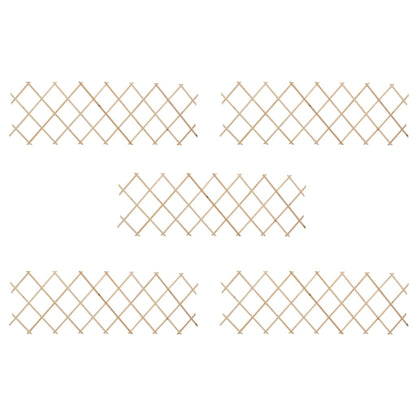 Trellis Fences 5 Pcs Firwood