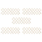 Trellis Fences 5 Pcs Firwood
