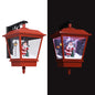 Christmas Wall Lamp With Led Lights And Santa Red 40X27X45 Cm