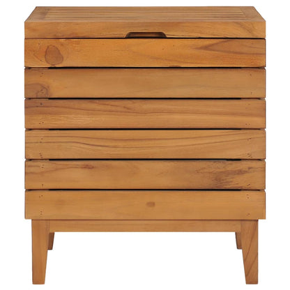 Laundry Basket Solid Teak Wood