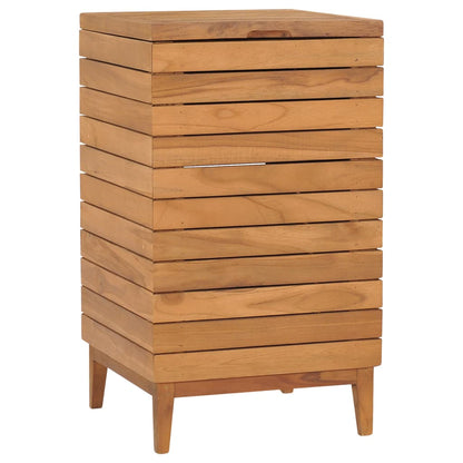 Laundry Basket Solid Teak Wood
