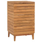 Laundry Basket Solid Teak Wood