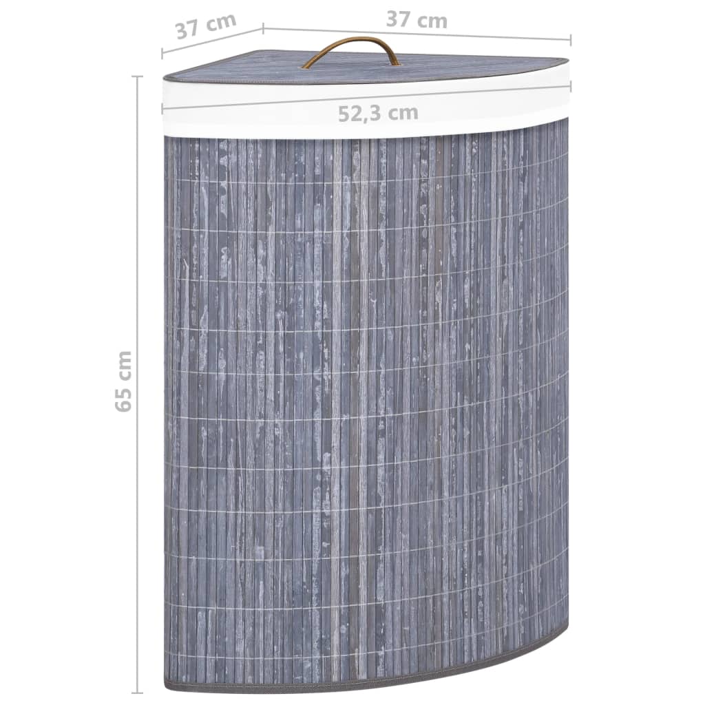 Bamboo Corner Laundry Basket 60 L