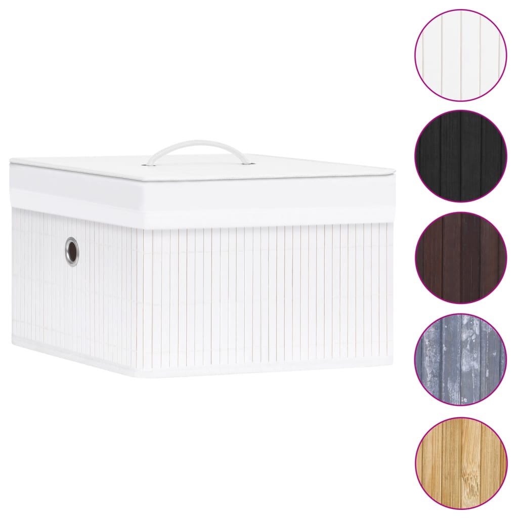 Bamboo Storage Boxes 4 Pcs