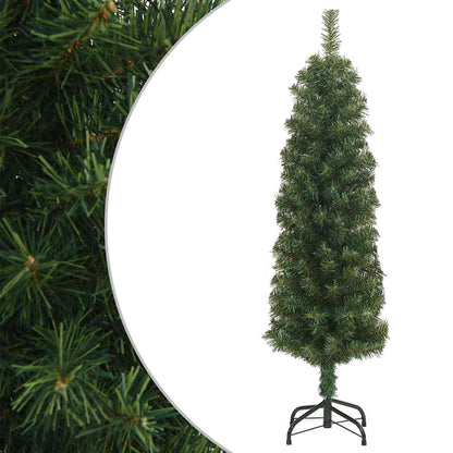 Slim Artificial Pre-Lit Christmas Tree With Ball Set