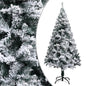 Artificial Christmas Tree With Flocked Snow Green 150 M Pvc