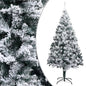 Artificial Christmas Tree With Flocked Snow Green 150 M Pvc