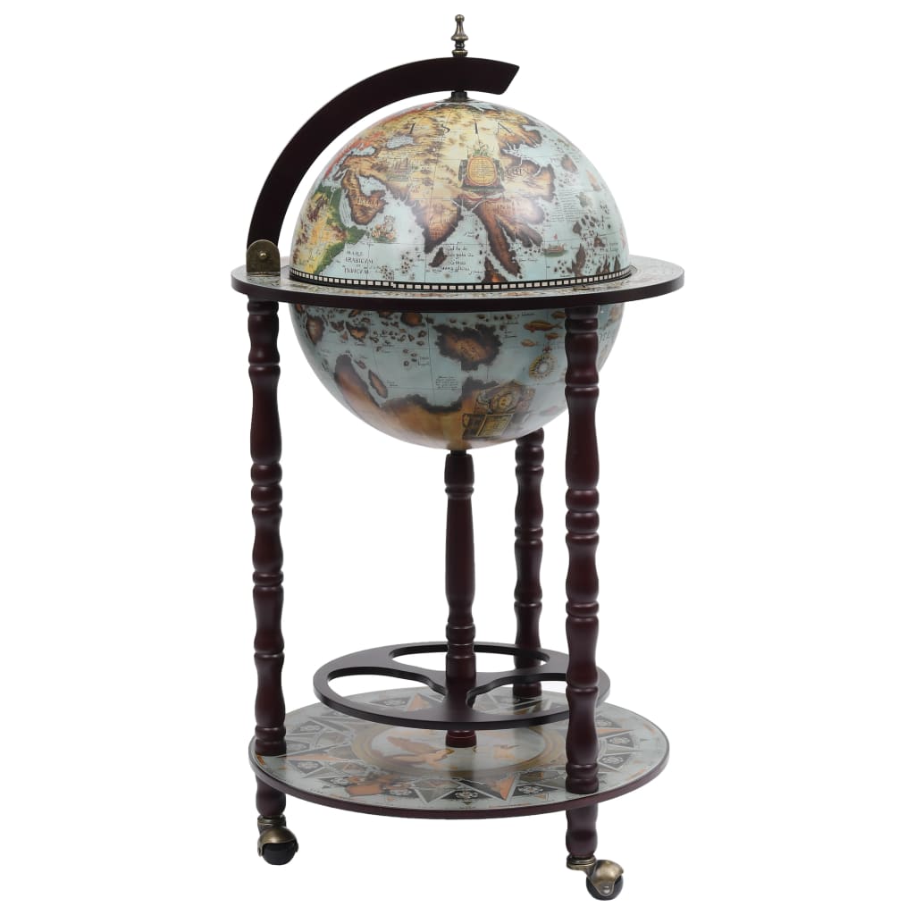 Globe Bar Wine Stand Eucalyptus Wood