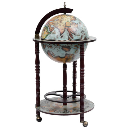 Globe Bar Wine Stand Eucalyptus Wood