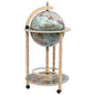 Globe Bar Wine Stand Eucalyptus Wood