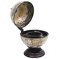 Tabletop Globe Bar Wine Stand Eucalyptus Wood