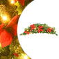 Christmas Arch With Led Lights Black 90 Cm Pvc