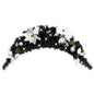 Christmas Arch With Led Lights Black 90 Cm Pvc