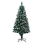 Artificial Christmas Tree With Pine Cones And White Snow 150 Cm