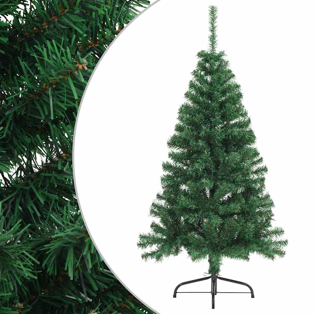 Artificial Half Christmas Tree With Stand 150 Cm Pvc