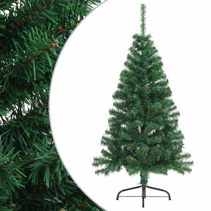 Artificial Half Christmas Tree With Stand 150 Cm Pvc