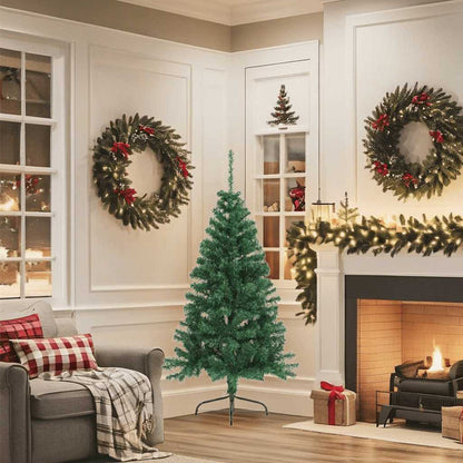 Artificial Half Christmas Tree With Stand 150 Cm Pvc