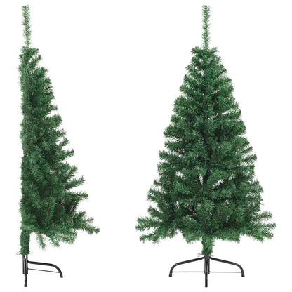 Artificial Half Christmas Tree With Stand 150 Cm Pvc