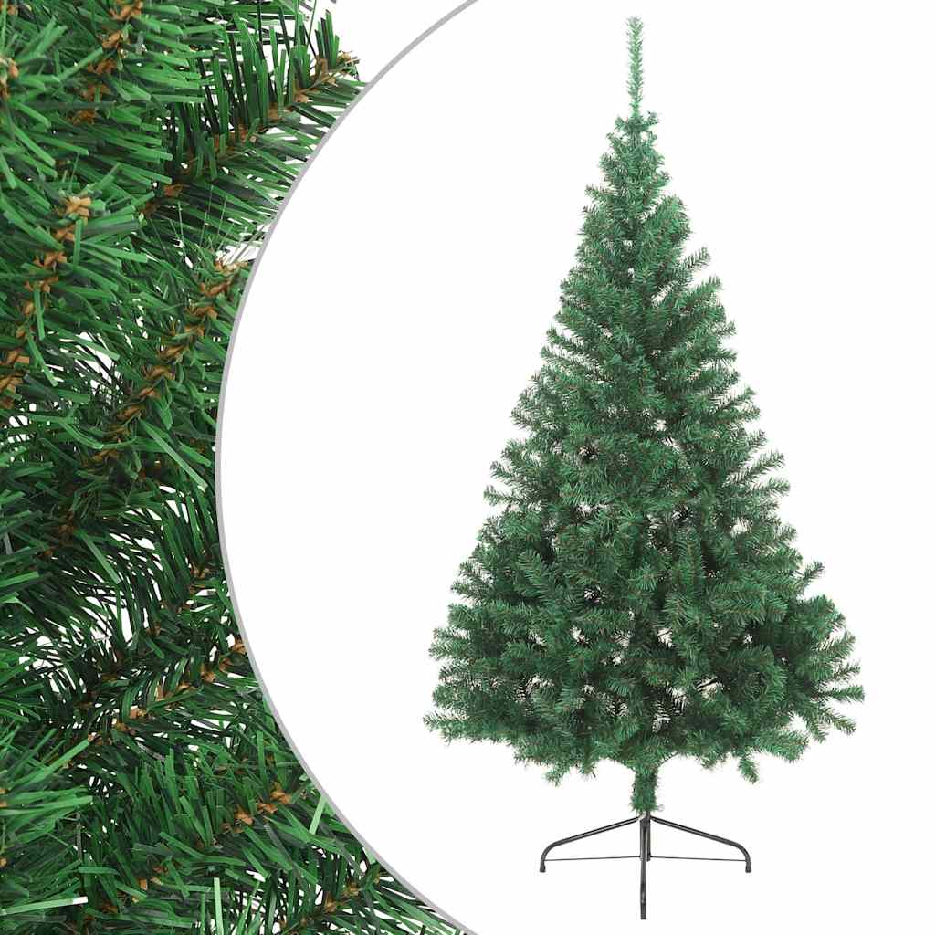 Artificial Half Christmas Tree With Stand 150 Cm Pvc